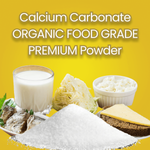 Calcium Carbonate ORGANIC FOOD GRADE PREMIUM Powder High Quality E170-CaCO3 Fine
