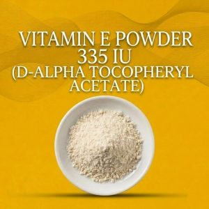 Vitamin E Powder 335 IU (D-Alpha Tocopheryl Acetate)